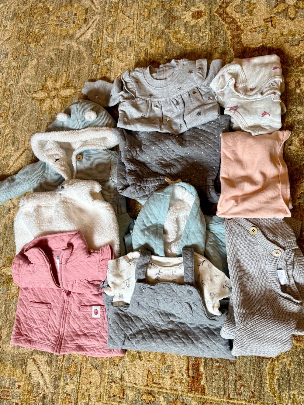 Baby Girl Fall Winter Clothing 10 Pieces Bundle Size 9 Months